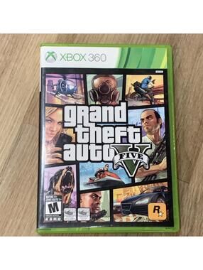 GTA V Xbox 360 2013 CIB w/ Map Inserts Atomic Blimp Code Tested